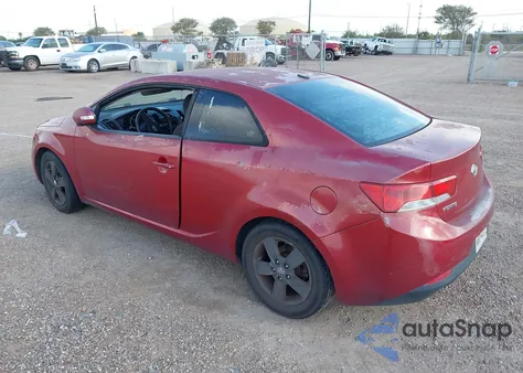 2010 Kia Forte Koup Ex из США, поврежденный, VIN KNAFU6A20A5123400